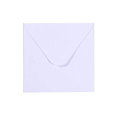Creative Florence 25 stuks vierkante enveloppen voor wenskaarten, wit Creative Florence 25 stuks vierkante enveloppen voor wenskaarten, wit