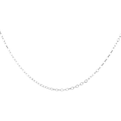 Depesche 11783-001 Kleine zilveren schakelketting, variabele lengte (42 cm + 5 cm), ideaal als klein cadeau Depesche 11783-001 Kleine zilveren schakelketting, variabele lengte (42 cm + 5 cm), ideaal als klein cadeau