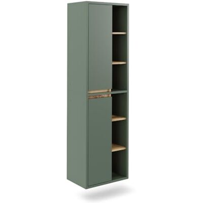 Vicco Hoge kast "Viola", groen/eiken, 50 x 170 cm Vicco Hoge kast "Viola", groen/eiken, 50 x 170 cm