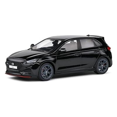 Solido 1:43 Hyundai Hyundai I30N zwart 2022 Solido 1:43 Hyundai Hyundai I30N zwart 2022