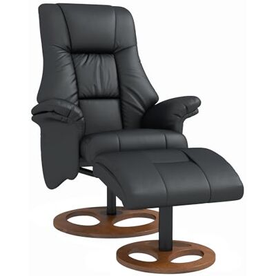 HOMCOM Relaxstoel met zitzak, 130 graden, zwart, 77 x 89 x 110 cm HOMCOM Relaxstoel met zitzak, 130 graden, zwart, 77 x 89 x 110 cm
