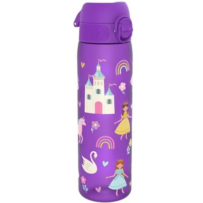 Ion8 Drinkfles, 500 ml, lekvrij, gemakkelijk te openen, veilige vergrendeling, vaatwasmachinebestendig, BPA-vrij, draaggreep, past in bekerhouders, gemakkelijk te reinigen, prinses Ion8 Drinkfles, 500 ml, lekvrij, gemakkelijk te openen, veilige vergrendeling, vaatwasmachinebestendig, BPA-vrij, draaggreep, past in bekerhouders, gemakkelijk te reinigen, prinses