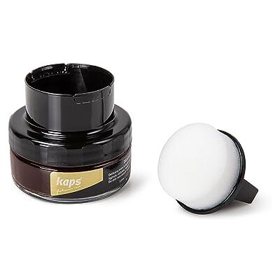 Kaps Schoencrème met applicatorspons, intensieve leerverzorging en voedend, delicaat, 70 kleuren (180 chocolade) 50ml - 1.70 fl.oz. Kaps Schoencrème met applicatorspons, intensieve leerverzorging en voedend, delicaat, 70 kleuren (180 chocolade) 50ml - 1.70 fl.oz.