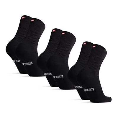 DANISH ENDURANCE Tennissokken, spons, ademend en versterkt, heren en dames, 6 stuks Chaussettes de Tennis en Coton, Rembourrées et Respirantes, pour le Sport et le Quotidien, Unisexe 43-47 EU DANISH ENDURANCE Tennissokken, spons, ademend en versterkt, heren en dames, 6 stuks Chaussettes de Tennis en Coton, Rembourrées et Respirantes, pour le Sport et le Quotidien, Unisexe 43-47 EU