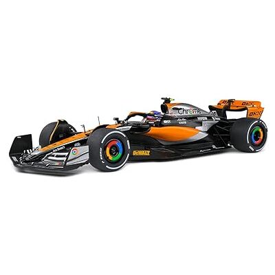 Solido 1:18 MCLAREN MCL60 E.PIASTRI Great Britain GP 2023, meerkleurig Solido 1:18 MCLAREN MCL60 E.PIASTRI Great Britain GP 2023, meerkleurig