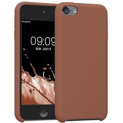 kwmobile Hoesje compatibel met Apple iPod Touch 6G / 7G (6e en 7e generatie) Mokka MP3-speler siliconen beschermhoes kwmobile Hoesje compatibel met Apple iPod Touch 6G / 7G (6e en 7e generatie) Mokka MP3-speler siliconen beschermhoes