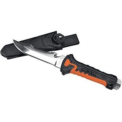 SEAC Rapid Safety duikmes, roestvrij staal, 10,5 cm SEAC Rapid Safety duikmes, roestvrij staal, 10,5 cm