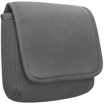 kwmobile Kabelorganisator tas neopreen reishoes 16 x 12 cm reisorganizer elektronische accessoires tech etui in zwart, Lichtgrijs, informeel kwmobile Kabelorganisator tas neopreen reishoes 16 x 12 cm reisorganizer elektronische accessoires tech etui in zwart, Lichtgrijs, informeel