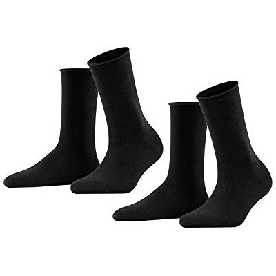 Falke femme Happy 2-Pack chaussettes respirantes coton renforcées douces unies bords roulés non-comprimants sur le mollet adaptées aux diabétiques multipack 2 paires 35-38 Falke femme Happy 2-Pack chaussettes respirantes coton renforcées douces unies bords roulés non-comprimants sur le mollet adaptées aux diabétiques multipack 2 paires 35-38