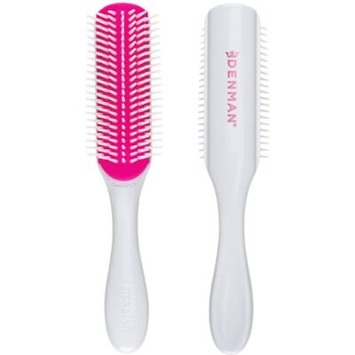 Denman Originele Styler 7 Row D3 (Cherry Blossom) voor het ontwarren, drogen, stylen en gladmaken van het haar Denman Originele Styler 7 Row D3 (Cherry Blossom) voor het ontwarren, drogen, stylen en gladmaken van het haar
