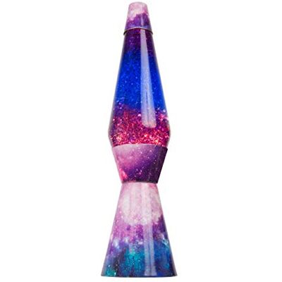 Fisura Lavalamp met ontspanningseffect. Met reservelamp. Afmetingen: 11,5 cm x 11,5 cm x 40 cm. (Galaxy) Fisura Lavalamp met ontspanningseffect. Met reservelamp. Afmetingen: 11,5 cm x 11,5 cm x 40 cm. (Galaxy)