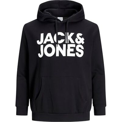Jack & Jones Jjecorp Logo Sweat Hood Noos Ps Sweatshirt à capuche Homme 6XL Jack & Jones Jjecorp Logo Sweat Hood Noos Ps Sweatshirt à capuche Homme 6XL