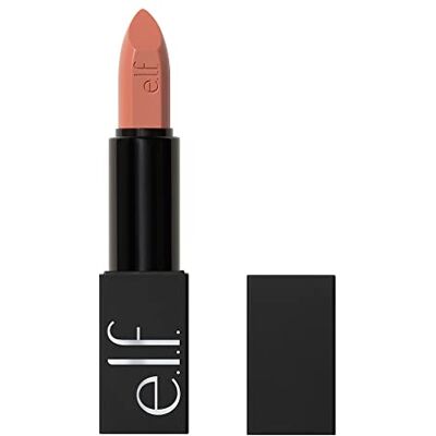 e.l.f. O Face satijnen lippenstift: ultra-gepigmenteerd, langdurige en voedende romige formule verrijkt met jojoba-olie, veganistisch en dierproefvrij gecertificeerd, Dirty Talk-tint. e.l.f. O Face satijnen lippenstift: ultra-gepigmenteerd, langdurige en voedende romige formule verrijkt met jojoba-olie, veganistisch en dierproefvrij gecertificeerd, Dirty Talk-tint.