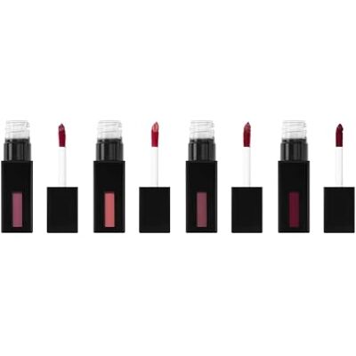 e.l.f. 4-daagse Glossy Lip Stain Shades , langdurige getinte oliën voor een discrete kleursluier en een glanzende afwerking. Veganistische en dierproefvrije gecertificeerde producten. Vier tinten e.l.f. 4-daagse Glossy Lip Stain Shades , langdurige getinte oliën voor een discrete kleursluier en een glanzende afwerking. Veganistische en dierproefvrije gecertificeerde producten. Vier tinten