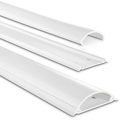 Hama kabelschaal (PVC, halfrond, 100 x 7 x 2,1 cm) wit Hama kabelschaal (PVC, halfrond, 100 x 7 x 2,1 cm) wit