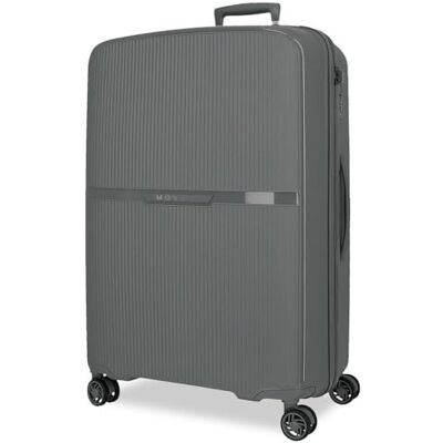 MOVOM Noon Grote koffer grijs, 51 x 76 x 33 cm, stijf, 4,58 kg, TSA-sluiting, polypropyleen, 4,58 kg, 109 belastbaar, grijs, Talla única, grote koffer MOVOM Noon Grote koffer grijs, 51 x 76 x 33 cm, stijf, 4,58 kg, TSA-sluiting, polypropyleen, 4,58 kg, 109 belastbaar, grijs, Talla única, grote koffer