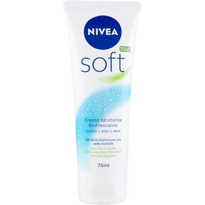 NIVEA Zacht vochtscherm, verfrissend, multifunctioneel, lichaam, gezicht, haas, 75 ml NIVEA Zacht vochtscherm, verfrissend, multifunctioneel, lichaam, gezicht, haas, 75 ml