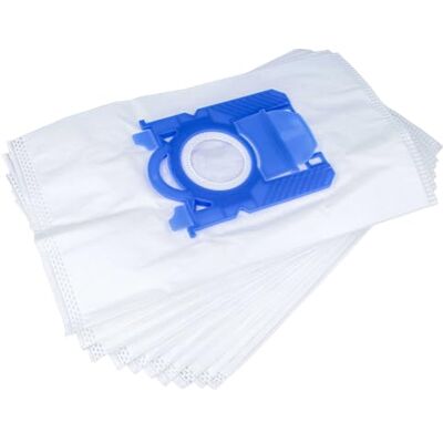 vhbw 10x Sacs Compatible avec AEG AVQ Serie QS Elegance, JetMaxx 2000W aspirateur Microfibres Non tissées, 28cm x 17,5cm, Blanc/Bleu vhbw 10x Sacs Compatible avec AEG AVQ Serie QS Elegance, JetMaxx 2000W aspirateur Microfibres Non tissées, 28cm x 17,5cm, Blanc/Bleu
