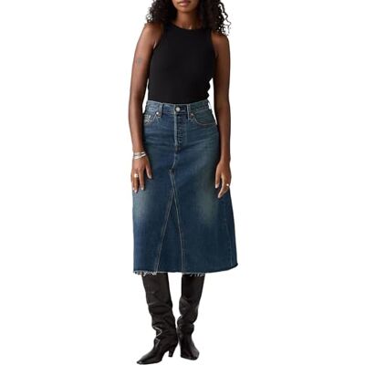 Levis Hr A-line Decon Skirt Damesrok (1 stuk) 28W Levis Hr A-line Decon Skirt Damesrok (1 stuk) 28W