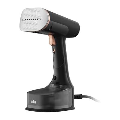 Braun QuickStyle 7 GS7077BK, verticale shooter met Dual FreeGlide 3D-technologie en verwarmde plaat, met snelle verwarming, stoom 35 g/min, capaciteit 250 ml, kabel 3 m, 1600 W, zwart Braun QuickStyle 7 GS7077BK, verticale shooter met Dual FreeGlide 3D-technologie en verwarmde plaat, met snelle verwarming, stoom 35 g/min, capaciteit 250 ml, kabel 3 m, 1600 W, zwart