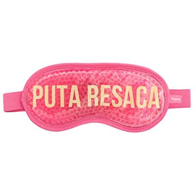 Fisura Koude ogen masker "P*ta resaca". Roze koude oogmasker voor de ogen. Gel masker voor gezwollen ogen en donkere kringen. Migraine Herbruikbaar koud oogmasker. 18,5 cm x 9 cm Fisura Koude ogen masker "P*ta resaca". Roze koude oogmasker voor de ogen. Gel masker voor gezwollen ogen en donkere kringen. Migraine Herbruikbaar koud oogmasker. 18,5 cm x 9 cm