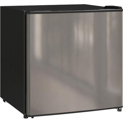 HOMCOM Réfrigérateur congélateur 46 L, mini frigo 41,5L+4,5L, silencieux, porte réversible, thermostats réglables, pelle et bac à glace inclus, pour chambre et bureau, argenté HOMCOM Réfrigérateur congélateur 46 L, mini frigo 41,5L+4,5L, silencieux, porte réversible, thermostats réglables, pelle et bac à glace inclus, pour chambre et bureau, argenté