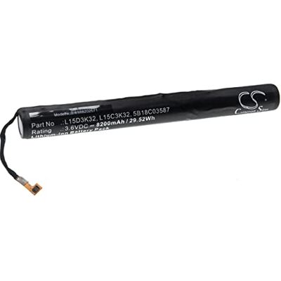 vhbw Lenovo Tablet reserveaccu 5B18C03587, L15C3K32, L15D3K32, L15D3K32, 8200mAh, 3.6V vhbw Lenovo Tablet reserveaccu 5B18C03587, L15C3K32, L15D3K32, L15D3K32, 8200mAh, 3.6V