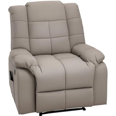 HOMCOM Massagestoel, massagestoel, kantelbaar, grijs HOMCOM Massagestoel, massagestoel, kantelbaar, grijs