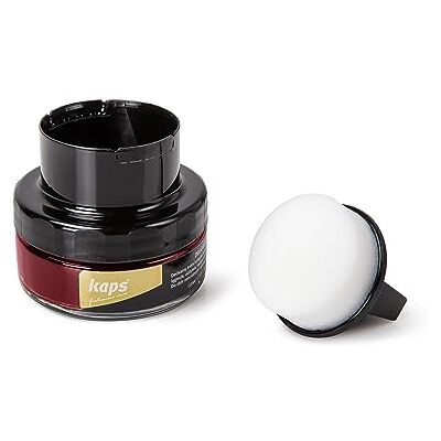 Kaps Schoensmeer met sponsapplicator, zacht, diep en voedend leerverzorgingsproduct, 70 kleuren beschikbaar, 50 ml, 1,70 fl.oz., 112 Rood 50ml - 1.70 fl.oz. Kaps Schoensmeer met sponsapplicator, zacht, diep en voedend leerverzorgingsproduct, 70 kleuren beschikbaar, 50 ml, 1,70 fl.oz., 112 Rood 50ml - 1.70 fl.oz.