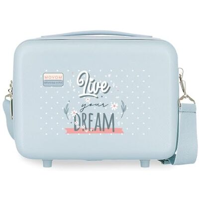 MOVOM Live Your Dreams Nececer aanpasbare blauwe 29 x 21 x 15 cm hard ABS 9,14 l 0,8 kg, blauw, aanpasbare noodzaak, Blauw, Aanpasbaar MOVOM Live Your Dreams Nececer aanpasbare blauwe 29 x 21 x 15 cm hard ABS 9,14 l 0,8 kg, blauw, aanpasbare noodzaak, Blauw, Aanpasbaar