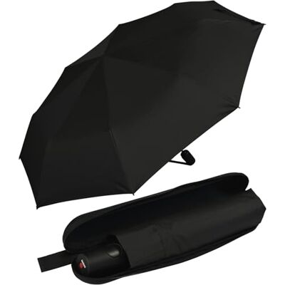 Knirps Zakparaplu met automatisch openen en sluiten Travel Duomatic in etui Knirps Zakparaplu met automatisch openen en sluiten Travel Duomatic in etui