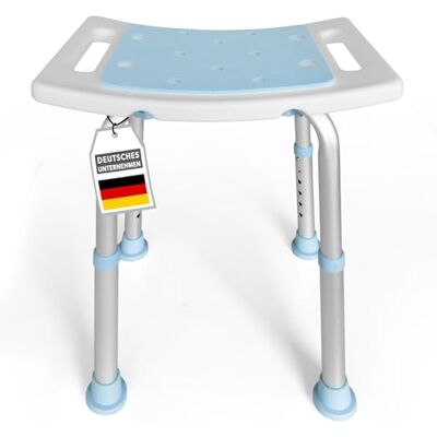 KARAT Nora Douchekruk in hoogte verstelbaar, antislip, maximale belasting 136 kg, 31 x 34 x 37-49,5 cm KARAT Nora Douchekruk in hoogte verstelbaar, antislip, maximale belasting 136 kg, 31 x 34 x 37-49,5 cm
