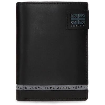 Pepe Jeans Tape Verticale portemonnee met zwarte portemonnee, 8,5 x 11,5 x 1 cm, leer by Joumma Bags, zwart, Talla única, verticale portemonnee met portemonnee, zwart., Verticale portemonnee met Pepe Jeans Tape Verticale portemonnee met zwarte portemonnee, 8,5 x 11,5 x 1 cm, leer by Joumma Bags, zwart, Talla única, verticale portemonnee met portemonnee, zwart., Verticale portemonnee met