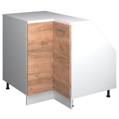 Vicco Rion Hoekkast onder helling, eiken goud/wit Robuuste voorkant · diepte 60 cm · in hoogte verstelbare poten · verbindt twee zijden onder helling Vicco Rion Hoekkast onder helling, eiken goud/wit Robuuste voorkant · diepte 60 cm · in hoogte verstelbare poten · verbindt twee zijden onder helling