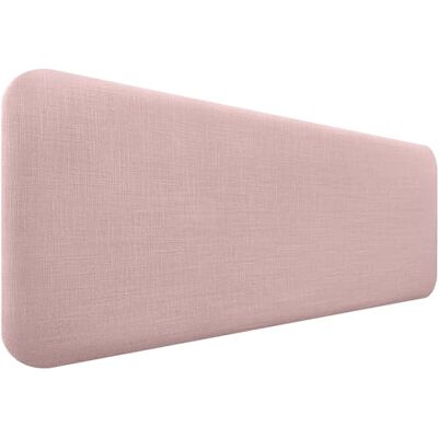 DHOME Gestoffeerd hoofdeinde, glad, afgerond, van natuurlijk linnen, voor akoestische muur, absorberend, hoofdeinde, slaapkamer (lichtroze, 140 cm) DHOME Gestoffeerd hoofdeinde, glad, afgerond, van natuurlijk linnen, voor akoestische muur, absorberend, hoofdeinde, slaapkamer (lichtroze, 140 cm)
