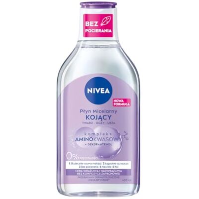 NIVEA Kalmerende micellaire vloeistof met aminozuurcomplex en dexpanthenol voor de gevoelige en overgevoelige huid, 400 ml NIVEA Kalmerende micellaire vloeistof met aminozuurcomplex en dexpanthenol voor de gevoelige en overgevoelige huid, 400 ml