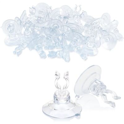 com-four ® 40 x zuignap met kabelgleuf, multifunctionele haak Ø 3 cm voor lichtkettingen en raamdecoratie, stabiele raamknoppen (40 stuks, transparant) Boutons de fenêtre solides com-four ® 40 x zuignap met kabelgleuf, multifunctionele haak Ø 3 cm voor lichtkettingen en raamdecoratie, stabiele raamknoppen (40 stuks, transparant) Boutons de fenêtre solides