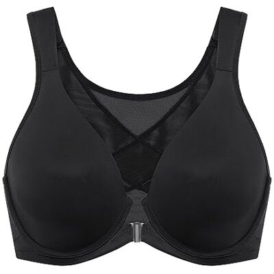 DELIMIRA Damesbeha, sluiting voor, diepe houding, met beugel, grote maat Avec Armature, Grande Taille, Decollete Plongeant, Non Rembourré 90F DELIMIRA Damesbeha, sluiting voor, diepe houding, met beugel, grote maat Avec Armature, Grande Taille, Decollete Plongeant, Non Rembourré 90F