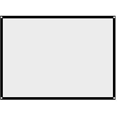 Bewinner 60-100 inch projectiescherm, opvouwbaar anti-rimpel scherm 4: 3 HD draagbaar wasbaar voor thuisbioscoop, wandmontage / plafond voor projectorscherm (100 inch) Bewinner 60-100 inch projectiescherm, opvouwbaar anti-rimpel scherm 4: 3 HD draagbaar wasbaar voor thuisbioscoop, wandmontage / plafond voor projectorscherm (100 inch)