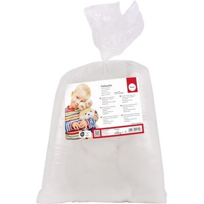 Rayher 3315800 Vulwatten, Zeer Pluizig, 1 Kg Zak, 100% Polyester, Wit Rayher 3315800 Vulwatten, Zeer Pluizig, 1 Kg Zak, 100% Polyester, Wit