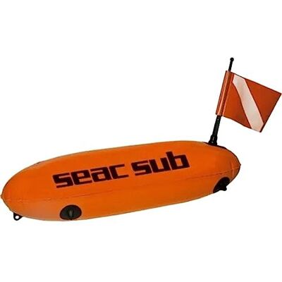 SEAC Fluorescerende Torpedo-zwemring met drisse 25 mt SEAC Fluorescerende Torpedo-zwemring met drisse 25 mt