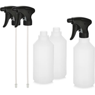 com-four ® 3 x spuitfles met verstelbare sproeikop, 520 ml verstuiver met schroefdraad 28/400, lege bloemensproeier voor planten, bloemen, tuin, werkplaats (3 stuks, 520 ml) com-four ® 3 x spuitfles met verstelbare sproeikop, 520 ml verstuiver met schroefdraad 28/400, lege bloemensproeier voor planten, bloemen, tuin, werkplaats (3 stuks, 520 ml)