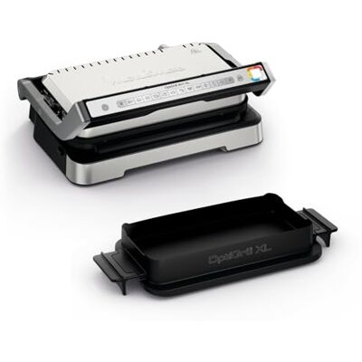 Moulinex Optigrill 4-in-1 XL, elektrisch rooster, barbecue en oven in één apparaat, complete maaltijd, capaciteit 6-8 personen, kookindicator, 12 automatische programma's, platen Moulinex Optigrill 4-in-1 XL, elektrisch rooster, barbecue en oven in één apparaat, complete maaltijd, capaciteit 6-8 personen, kookindicator, 12 automatische programma's, platen