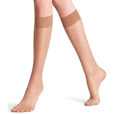 Falke femme Seidenglatt 15 DEN mi-bas transparent effet voile uni brillant bords larges sans pression sur la jambe couture fine renforcée aux orteils fil fin doux 1 paire 35-38 Falke femme Seidenglatt 15 DEN mi-bas transparent effet voile uni brillant bords larges sans pression sur la jambe couture fine renforcée aux orteils fil fin doux 1 paire 35-38