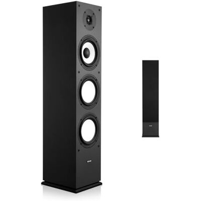VEVOR 2-weg zuilluidspreker met 2,54 cm tweeter, 16,5 cm woofer, 200 W piekvermogen, frequentierespons 70 Hz tot 20 kHz, robuuste MDF-behuizing, voor thuisaudio, afzonderlijk VEVOR 2-weg zuilluidspreker met 2,54 cm tweeter, 16,5 cm woofer, 200 W piekvermogen, frequentierespons 70 Hz tot 20 kHz, robuuste MDF-behuizing, voor thuisaudio, afzonderlijk