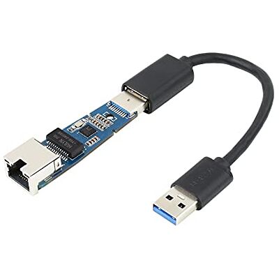 Waveshare USB 3.2 Gen 1 naar Gigabit Ethernet netwerkadapter 10/100/1000 Mbps Gigabit Compatibel met Raspberry Pi CM4, Jetson Nano, PC, Win10/8.1/8/7/Mac/Linux/Android, Plug and Play Waveshare USB 3.2 Gen 1 naar Gigabit Ethernet netwerkadapter 10/100/1000 Mbps Gigabit Compatibel met Raspberry Pi CM4, Jetson Nano, PC, Win10/8.1/8/7/Mac/Linux/Android, Plug and Play