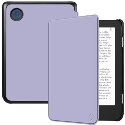 FINTIE Beschermhoes compatibel met 6 inch Kobo Clara Colour/BW 2024 en Kobo Dunne en lichte beschermhoes met automatische wekker/slaap, lila FINTIE Beschermhoes compatibel met 6 inch Kobo Clara Colour/BW 2024 en Kobo Dunne en lichte beschermhoes met automatische wekker/slaap, lila