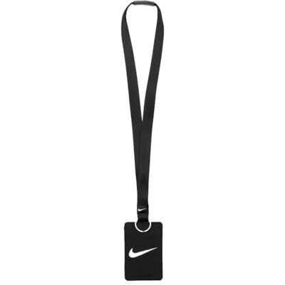 Nike Essential Lanyard-halskoord voor volwassenen, uniseks, zwart/wit, één maat Nike Essential Lanyard-halskoord voor volwassenen, uniseks, zwart/wit, één maat