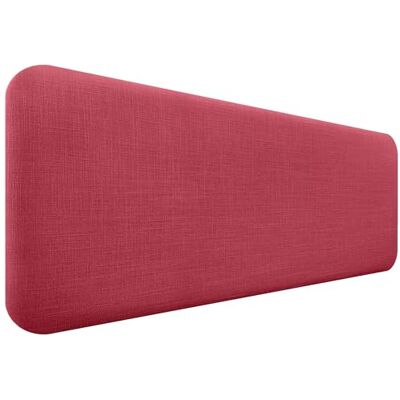 DHOME Gestoffeerd hoofdeinde, glad, afgerond, van natuurlijk linnen, voor akoestische muur, absorberend, hoofdeinde, slaapkamer (rood, 150 cm) DHOME Gestoffeerd hoofdeinde, glad, afgerond, van natuurlijk linnen, voor akoestische muur, absorberend, hoofdeinde, slaapkamer (rood, 150 cm)