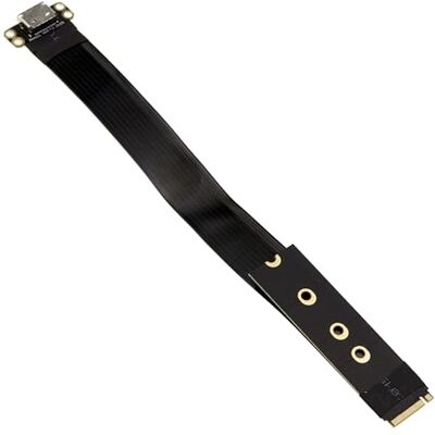 KALEA-INFORMATIQUE Adapter voor M2 NVMe M Key naar Oculink SFF-8612 PCIe 4.0 poort met 20 cm afgeschermd tafelkleed KALEA-INFORMATIQUE Adapter voor M2 NVMe M Key naar Oculink SFF-8612 PCIe 4.0 poort met 20 cm afgeschermd tafelkleed